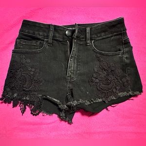 American Eagle Short Shorts with Lace Detail